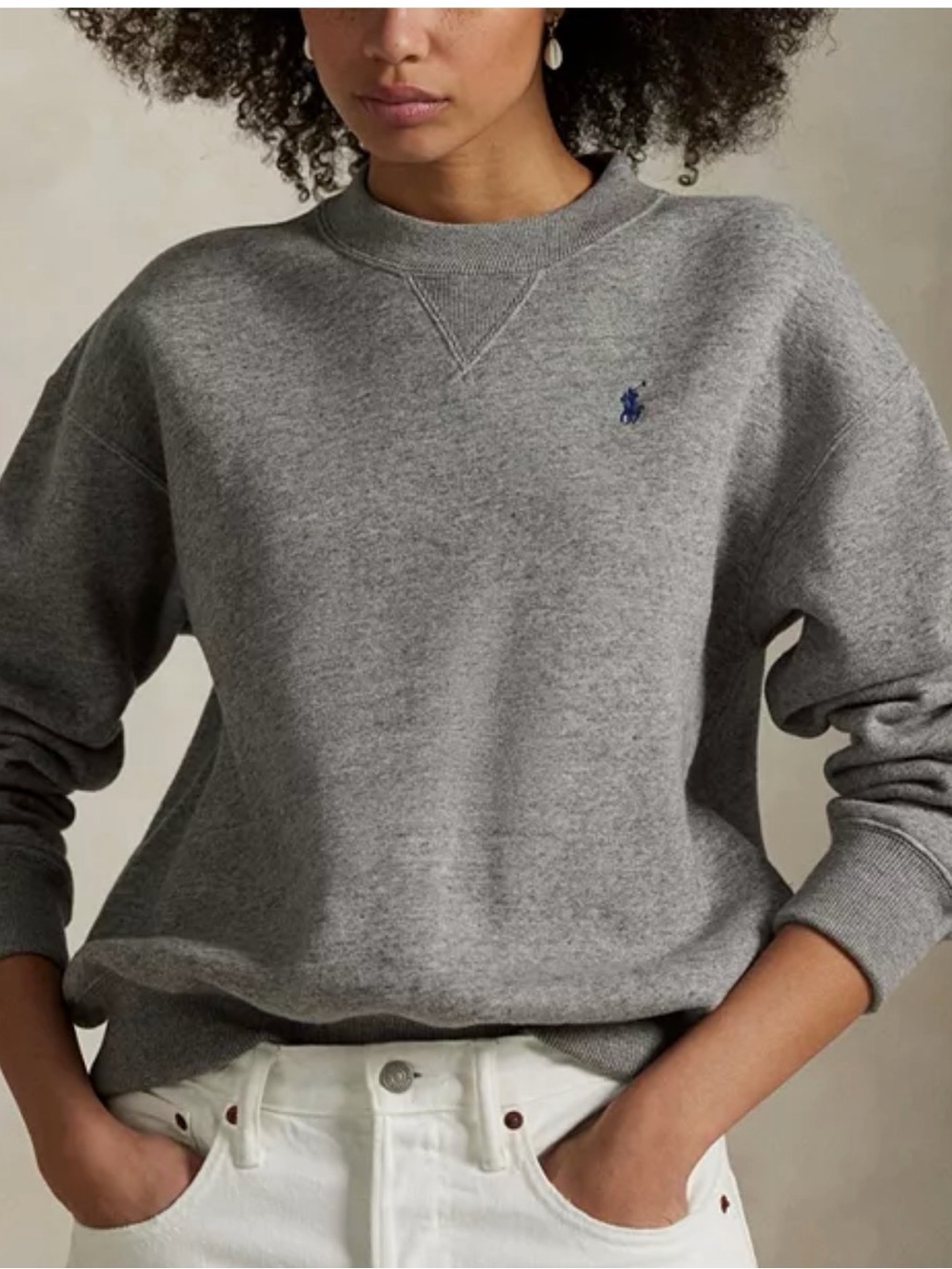 Polo Ralph Lauren | Women’s Grey Crewneck Sweatshirt